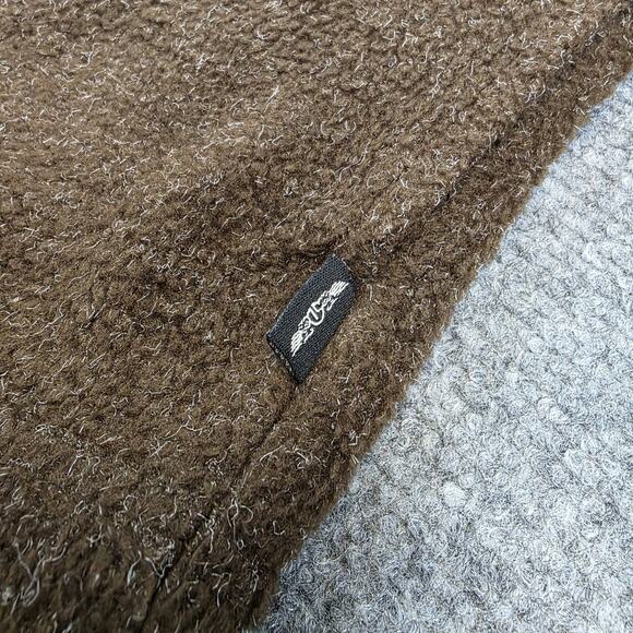 Straight Down Vest Womens XL Brown Fleece Shinnecock Golf 1891 Full Zip Pockets - Picture 14 of 16